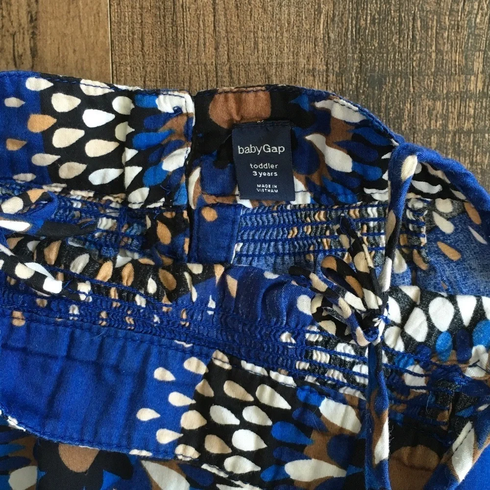 GAP Blue and Brown Patterned Dress or sleeveless tunic top